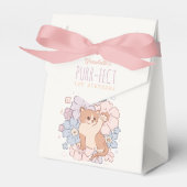 Purr-fekte Niedliche Katzen Blumenmädchen 1. Gebur Geschenkschachtel (Vorderseite)