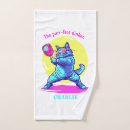 Purr-fekter Pickleball-Champion Handtuch
