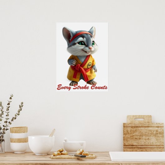 Purr‑fessional Painter Poster (Küche)