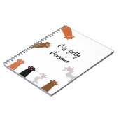 Purr-Friend Spiral Foto Notebook Notizblock (Linke Seite)