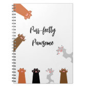 Purr-Friend Spiral Foto Notebook Notizblock (Vorderseite)
