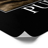 Purr ist der universelle Klang für die Friedensarb Poster (Ecke)