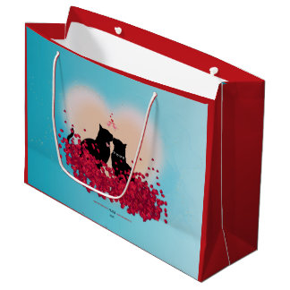 Purr Liebe - Kiss Gift Bag Große Geschenktüte
