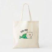 Purr maid Funny Kitty Cat Mermaid Pun Tragetasche (Vorne)