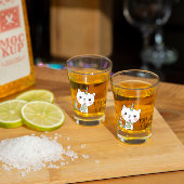 Purr Me a Shot Tequila Kawaii Catcorn Schnapsglas