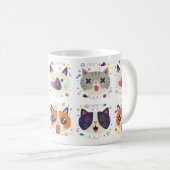 'Purr More, Hiss Less' Cat Mug – Perfect Gift Kaffeetasse (VorderseiteRechts)