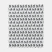 Purr More Hiss Less Pretty Kitty Fleecedecke (Vorderseite)