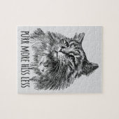 Purr More Hiss Less Pretty Kitty Puzzle (Horizontal)