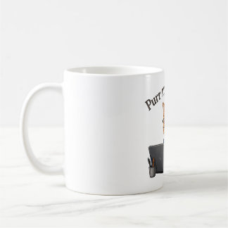 Purr My Last E-Mail — Lustiger Bürokatze Kaffeetasse
