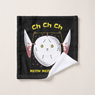 Purr schrecken Kitty Waschlappen