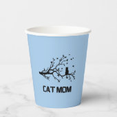 "Purr-sehr fruchtbare Cat-Mama Pappbecher (Vorderseite)