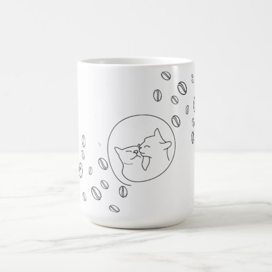 Purr & Sip Mug Kaffeetasse (Mittel)