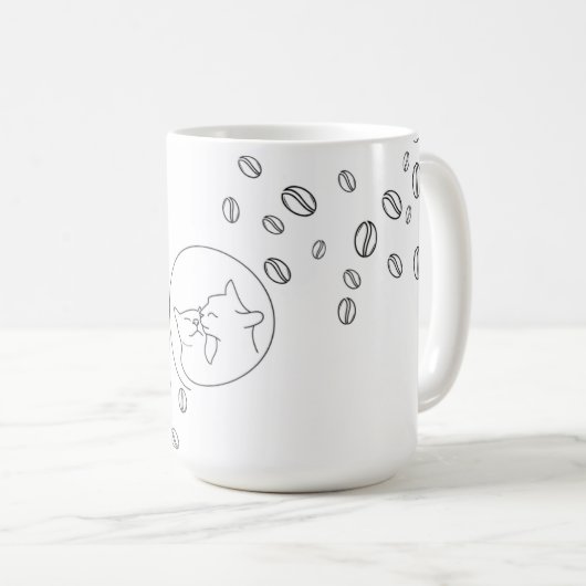 Purr & Sip Mug Kaffeetasse (VorderseiteRechts)