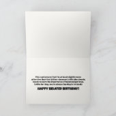 Purr-sistente Ablenkung mit der Geburtskarte Karte (Innenseite)