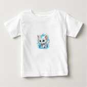 "Purr-stylish: Feline Fine Apparel" Baby T-shirt (Vorderseite)