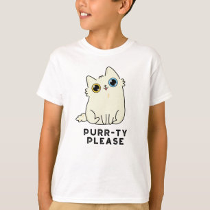 Purr-ty bitte lustige Kitty Cat Pun T-Shirt