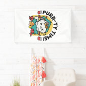 Purr-ty-Time! - Weihnachtsdesign für die Katze Banner (Insitu)