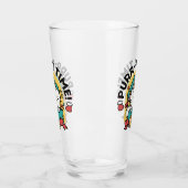 Purr-ty-Time! - Weihnachtsdesign für die Katze Glas (Links)