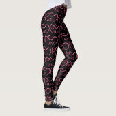 Purr Typography ROSA Leggings (Rechts)