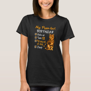 Purr will Geburtstag Haustier meine Katze den ganz T-Shirt