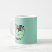 Purr-zitierend Osterüberraschung Kaffeetasse (Vorderseite Links)