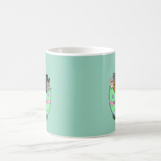Purr-zitierend Osterüberraschung Kaffeetasse (Mittel)