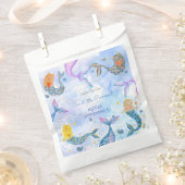 Purramaid Katze Meerjungfrau Mädchen Geburtstag Geschenktütchen (Ausgeschnitten)
