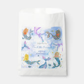 Purramaid Katze Meerjungfrau Mädchen Geburtstag Geschenktütchen (Vorderseite)