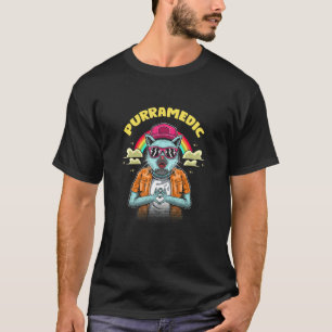 Purramedic Katze   Sanitäter Kitten Emt   Katzenmu T-Shirt