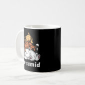 Purramid Kat Pyramiden Niedlich Kitten Kaffeetasse (Vorderseite Links)
