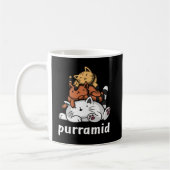 Purramid Kat Pyramiden Niedlich Kitten Kaffeetasse (Links)