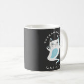 PURRANORMAL CATIVITY HALLOWEEN CAT LOVER SPOOKY KAFFEETASSE (VorderseiteRechts)