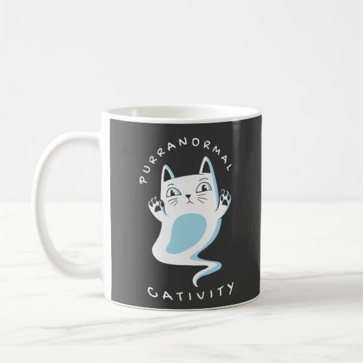 PURRANORMAL CATIVITY HALLOWEEN CAT LOVER SPOOKY KAFFEETASSE (Links)