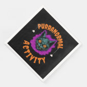 🕷️ Purranormal Napkins 🐾 Serviette (Ecke)