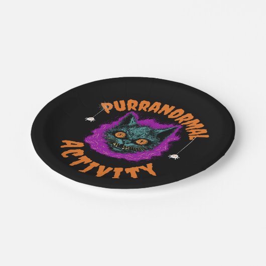 🎃 Purranormal Party! 🕸️ Pappteller (Schrägansicht)