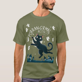 Purranormale Aktivitätskatzenkatze T - Shirt - Fun
