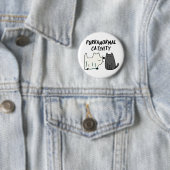 Purranormale Kreativität Funny Halloween Cat Puff Button (Beispiel)