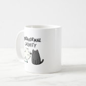 Purranormale Kreativität Funny Halloween Cat Puff Kaffeetasse (Vorderseite Links)