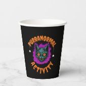 👻 Purranormale Sips! 🐱 Pappbecher (Vorderseite)