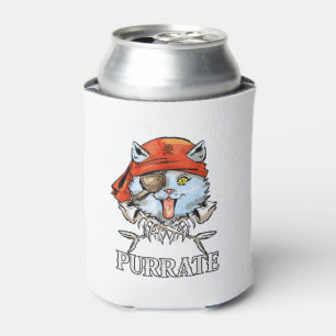 Purrate - Niedliche Pirate Cat Funny Dosenkühler