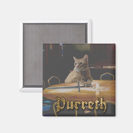 Purreth Magnet (Vorderseite/Rückseite)