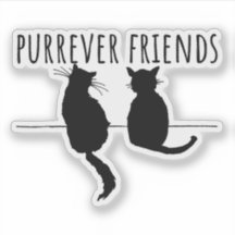 Purrever Friends Cute Cat Best Friends