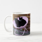 Purrfect Freund-Katzen-Thema Kaffeetasse (Links)