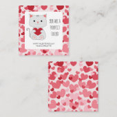Purrfect Friend Cat Classroom Valentine Begleitkarte (Vorne/Hinten)