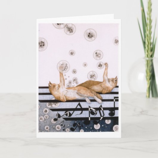 Purrfect Harmonie Karte (Vorderseite)