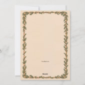 Purrfect Holiday Season Holiday Card Feiertagskarte (Rückseite)