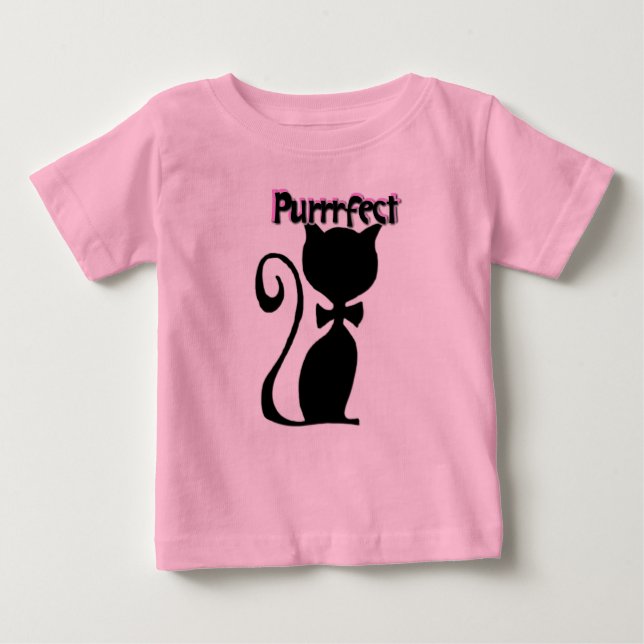 Purrfect Kitty Säugling-Kleinkind T - Shirt (Vorderseite)