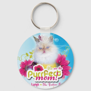 Purrfect Mama-Schlüsselkette Schlüsselanhänger