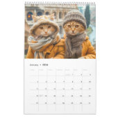 Purrfect Passport – 2026 Traveling Cat Calendar Kalender (Jan 2026)