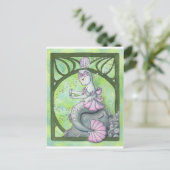 Purrfect Pearl Postkarte (Stehend Vorderseite)